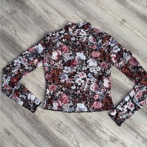 Floral Long Sleeve Women's Top